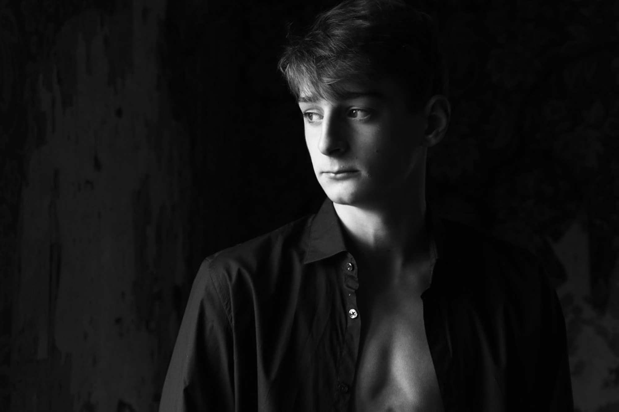 Mens en portret